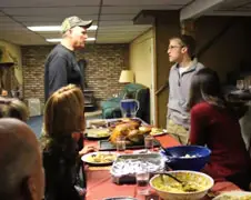 Thanksgiving vieren met Jesse en zijn familie