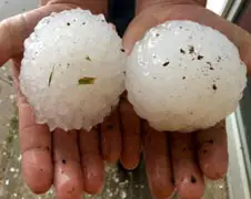 In Texas doen ze zelfs hagelstenen bigger