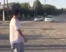 Straatrace die niet zo prettig eindigde