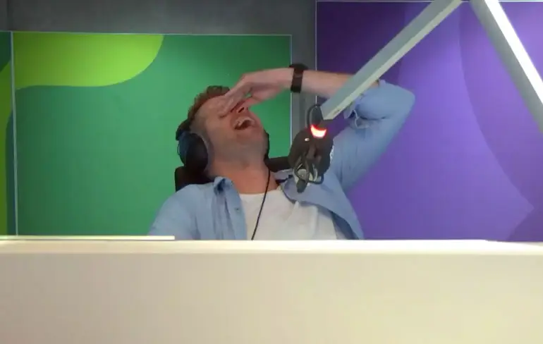 Sander Lantinga en zijn naakte buurvrouw