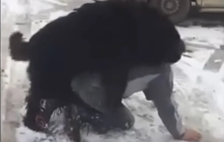 Geile hond en dronken Rus