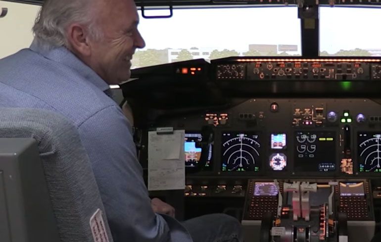 Boeing 737 cockpit als mancave
