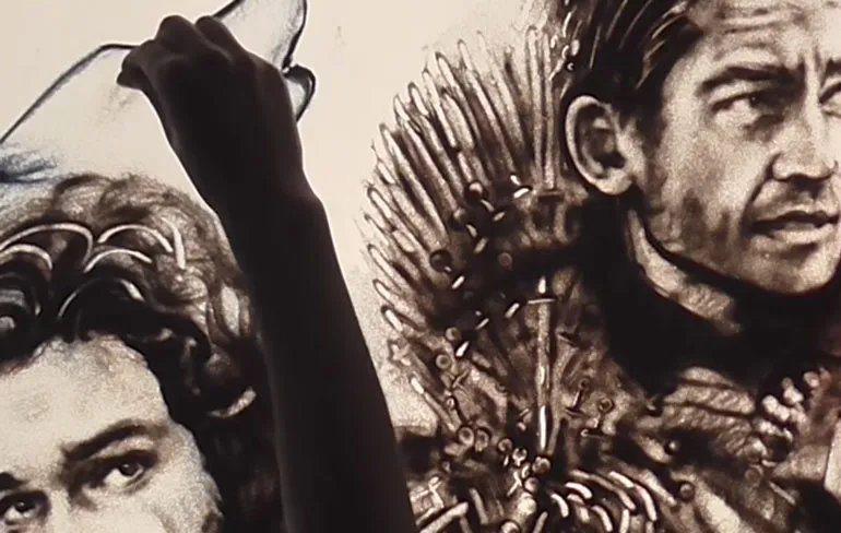 Tetiana Galitsyna maakt Game of Thrones zand animatie