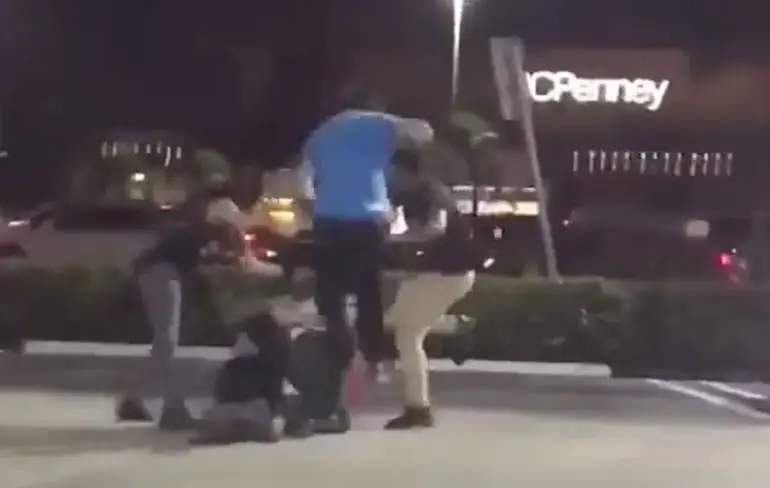 Tuig gaat even goed los op parkeerterrein in Miami