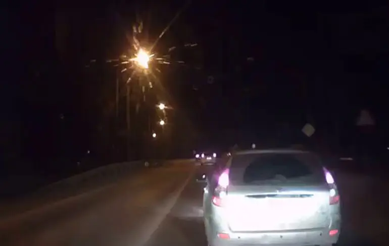 Stuntchauffeur is niet zo goed bezig in Kirov