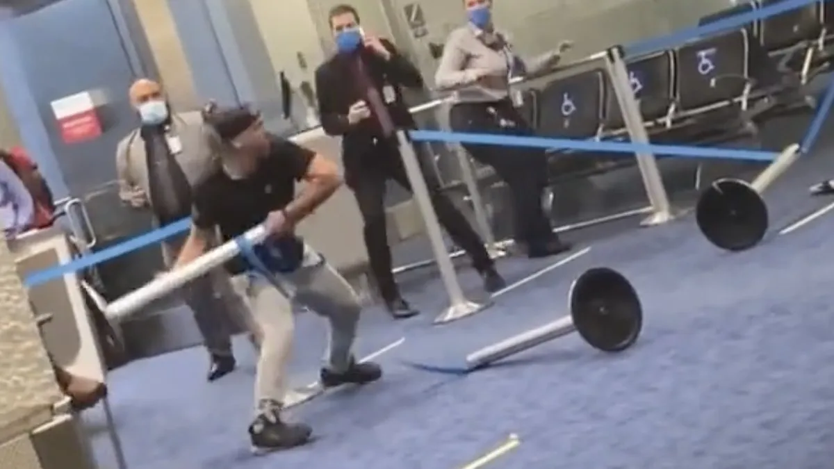 Kleine verbouwing van Miami Airport na meltdown van passagier die niet mee mocht