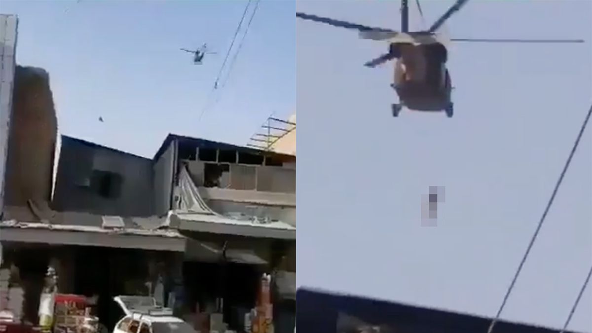 Ondertussen in Afghanistan: Taliban vliegen met lijk aan Amerikaanse legerhelikopter