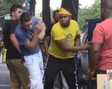 Terecht klappen vangen na slechte prank