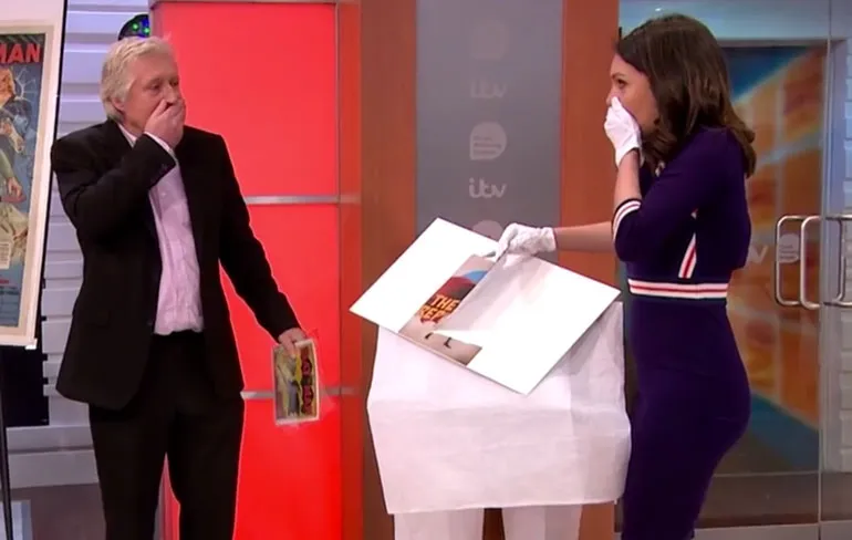 Weervrouwtje Laura Tobin verneukt poster van bijna 2 ton