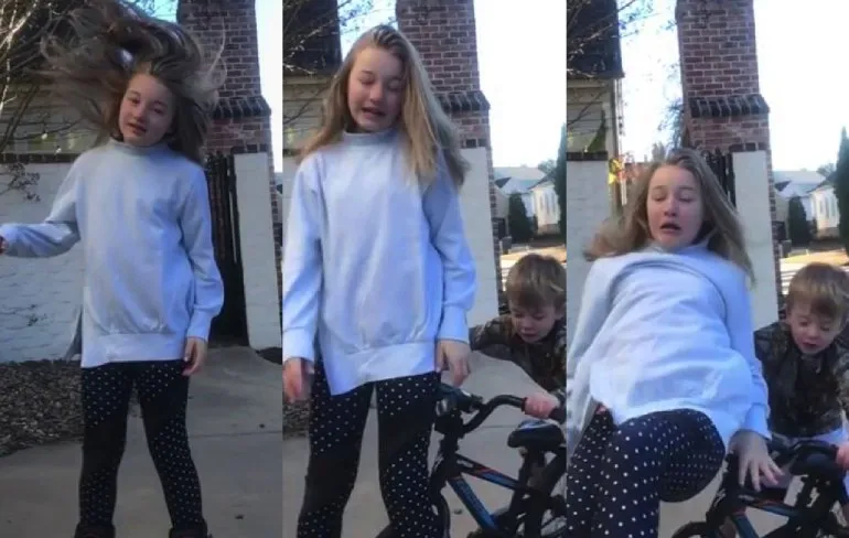 Ook in slow motion is kleine broertje irritant