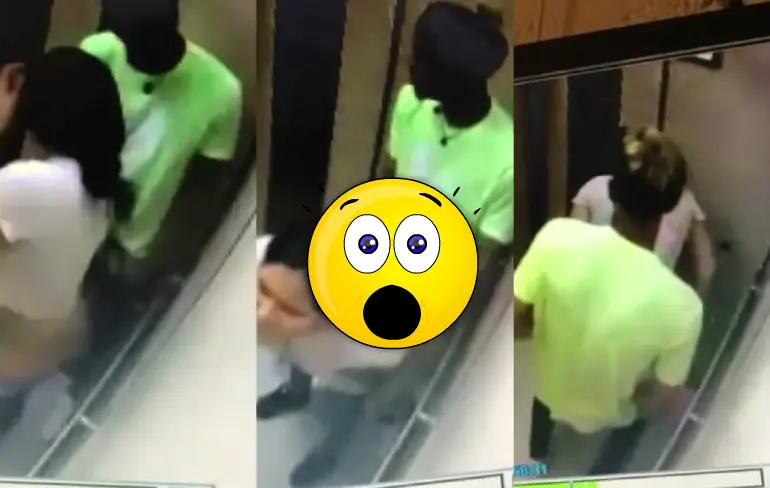 Liefdesdans in lift werkt toch niet helemaal lekker