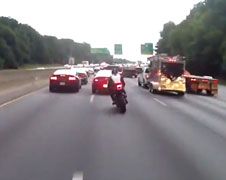 Motorrijder uit Georgia even geen koning van de snelweg