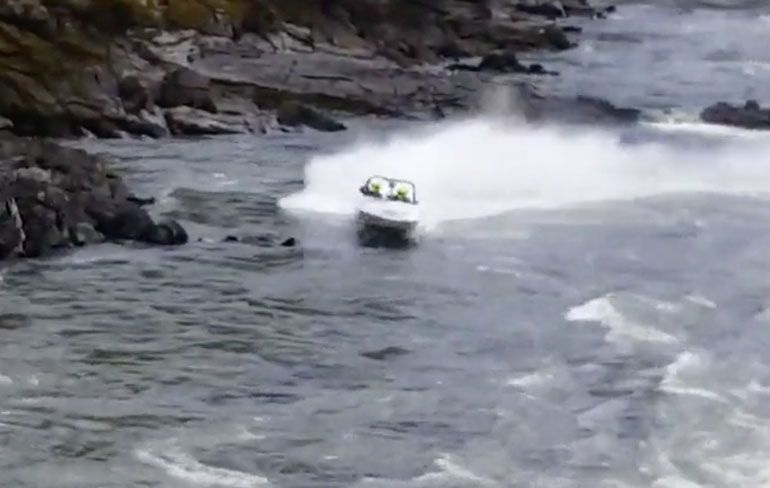 Flinke crash tijdens speed boat race in Idaho