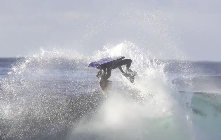 Bodyboarden met Nick Gornall