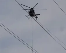 Snoeien met een helicopter