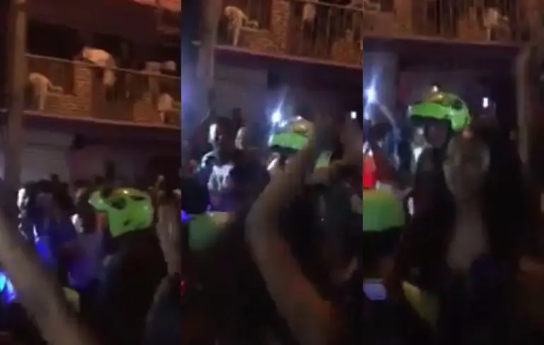 Colombiaanse trend waarbij men agent vangt tijdens feesten