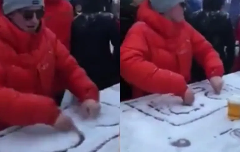 DJ Sneeuwbal draait voor zijn fans