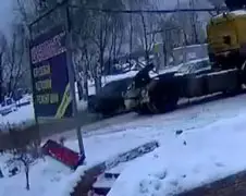 Gast op truck komt met de schrik vrij