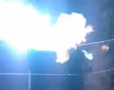 Elektronisch vuurwerk in Montreal