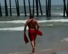 Strandwacht heeft zijn dag niet