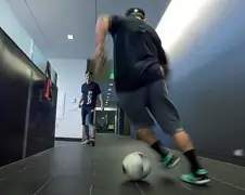 Voetballen op het kantoor van GoPro