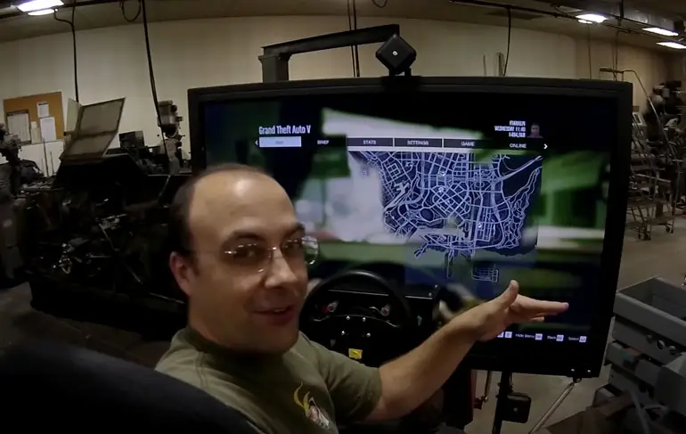 GTA V spelen op een Force Dynamics 401CR