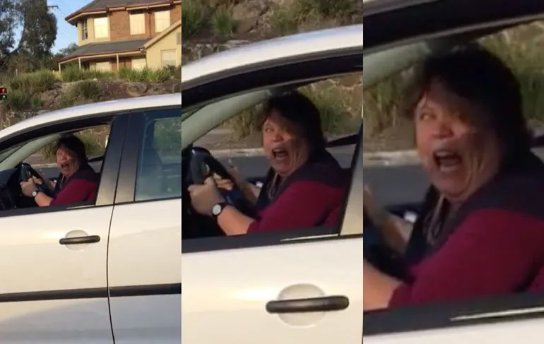 Hysterisch vrouwtje flipt in Melbourne