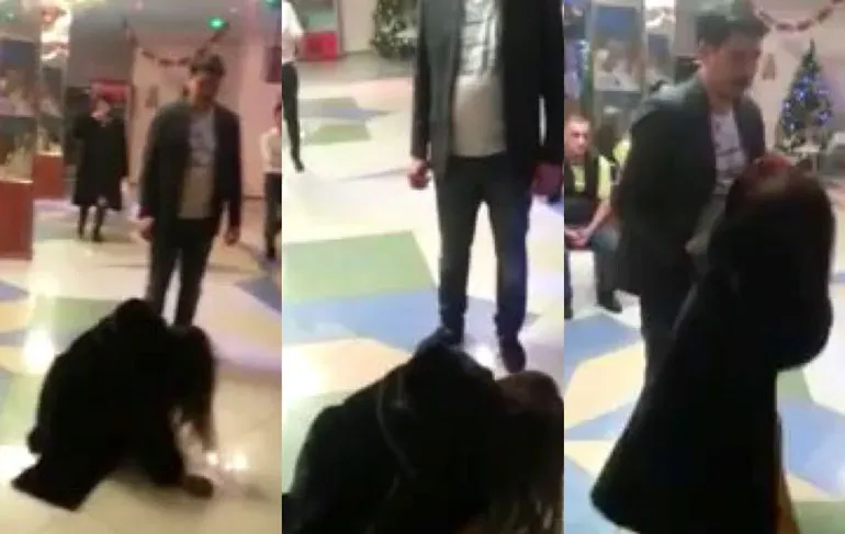 Man tikt vrouw tegen de vlakte voor haar eigen bestwil