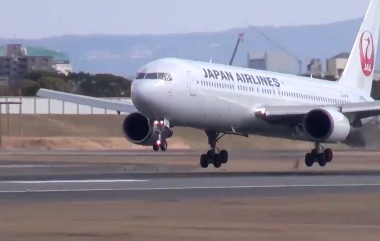 Japan Airlines Boeing 767 wil gewoon lekker vliegen