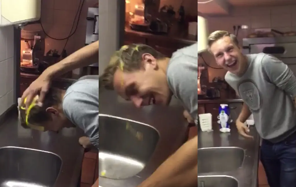 Jurg kende de 3 eieren prank blijkbaar nog niet