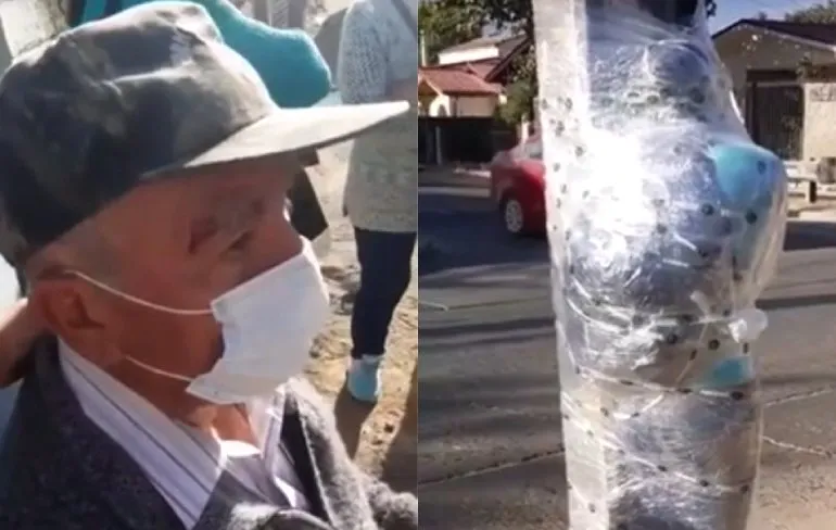 Krimpfolie helpt prima tijdens burgerarrest na mishandeling