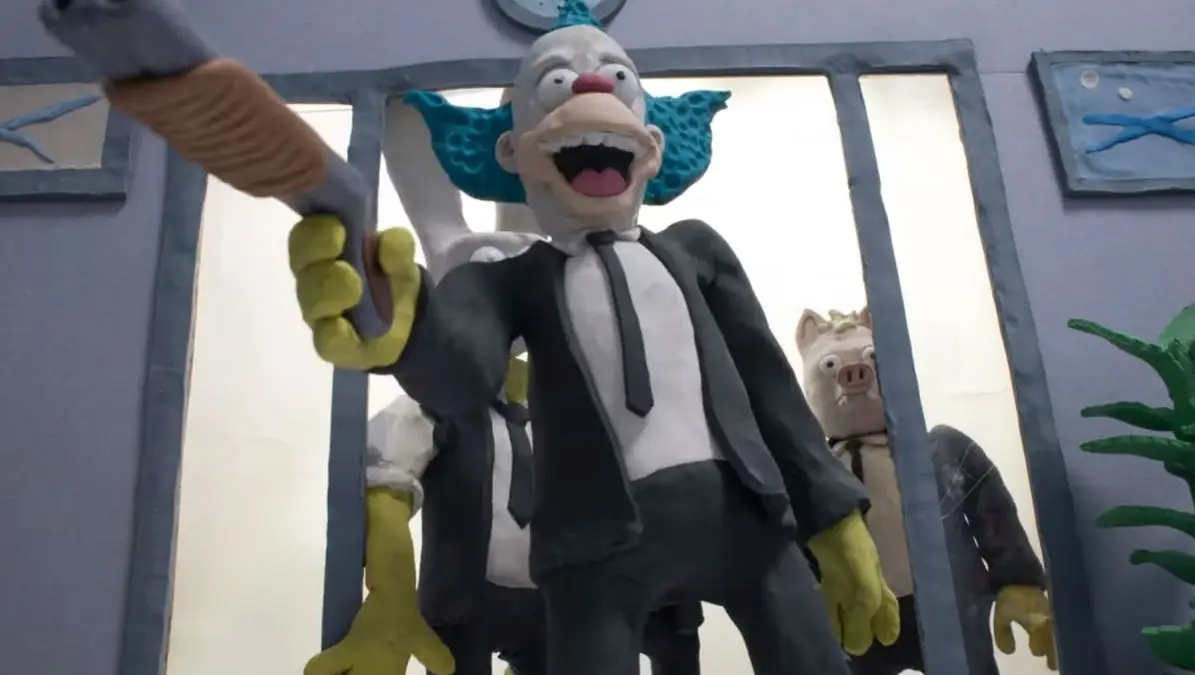 The Simpsons couch gag Reservoir Dogs style