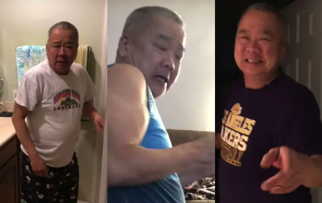 Kylie terroriseert haar vader met een confetti kanon