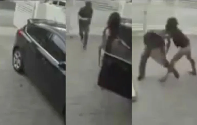 Vrouw uit Maleisië geeft tasje niet af