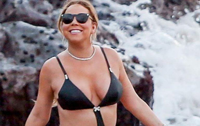 Mariah Carey heeft een nipslip in Hawaii