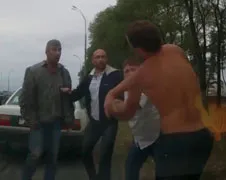 Verkeersruzie: Matten in Minsk