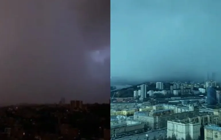 Medellin vs Moskou: wie had het beste buitje