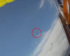 Noorse skydiver had bijna botsing met meteoriet