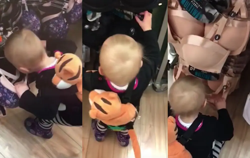 Kleine heeft trek in moedermelk en gaat op onderzoek uit
