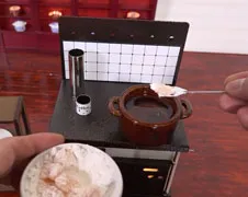 Gefrituurde kip maar dan minuscuul