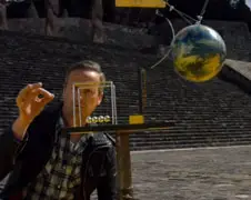 Rube Goldberg machine van National Geographics Channel
