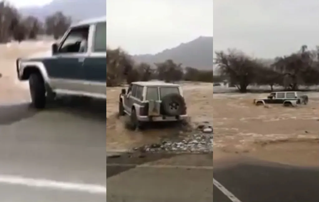 Gast in Oman had niet zo een heel succesvol ritje