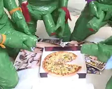 Ninja Turtles variant op broodje kwak