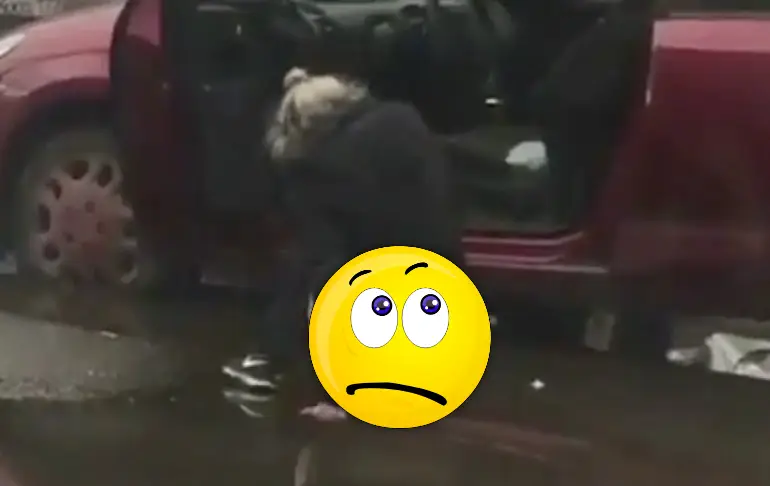 Dame met een koppie op gaat niet zo heel lekker meer