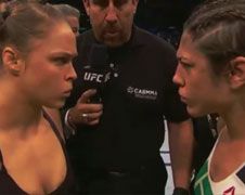 UFC 190: Ronda Rousey gaat los op Bethe Correia