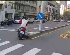 Mooie scooter achtervolging uit Taiwan