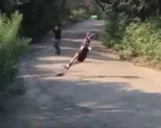 Grietje maakt stevige wipe-out