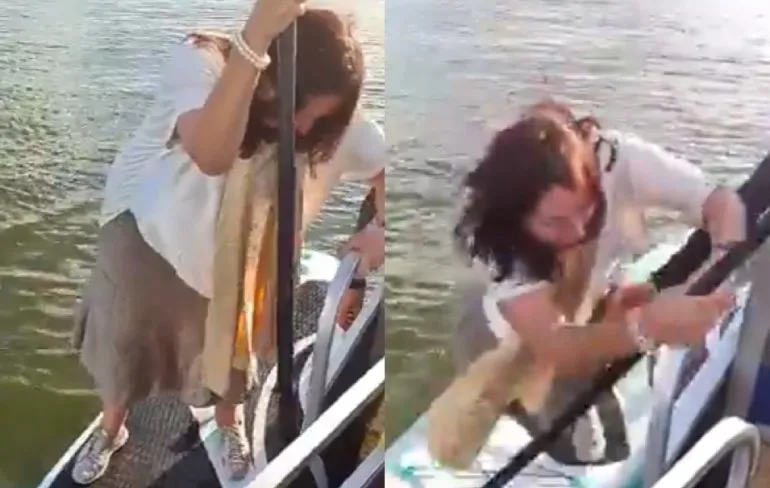 Mams heeft het suppen nog niet helemaal onder de knie