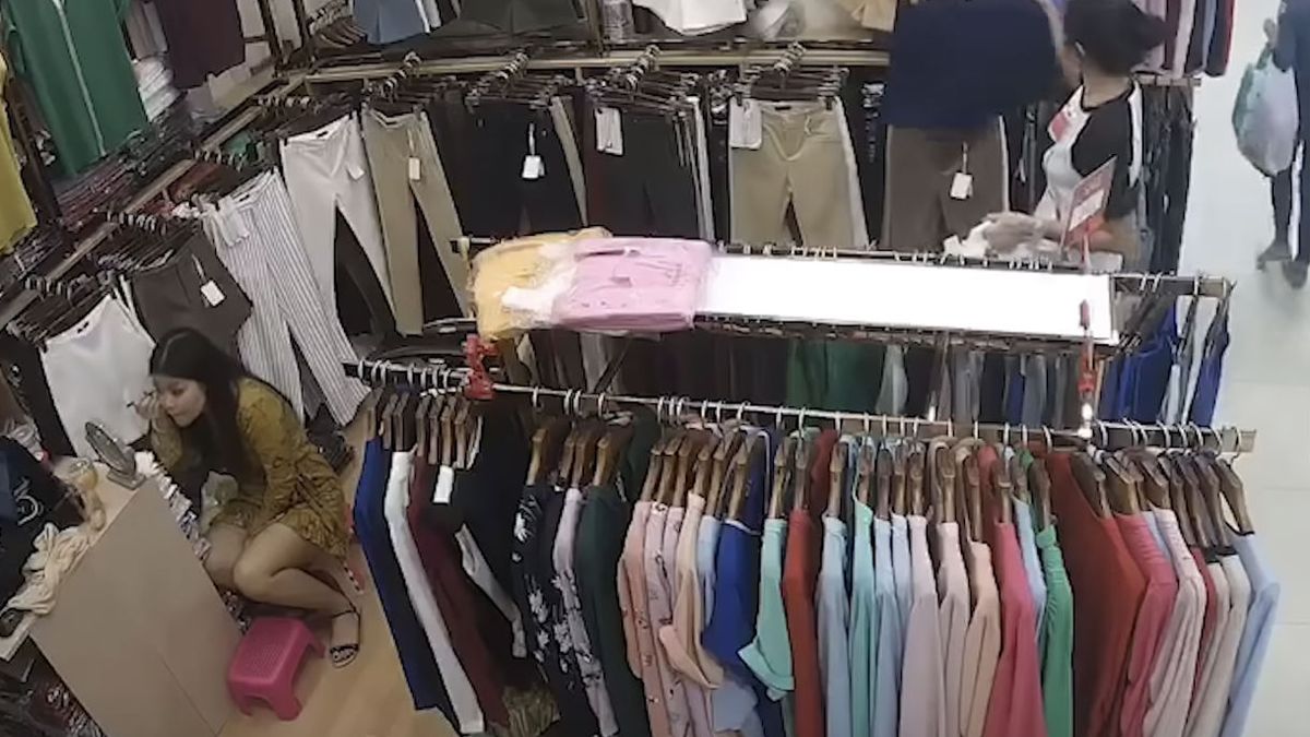 Tas vol kleding jatten was niet zo heel moeilijk in Bangkok