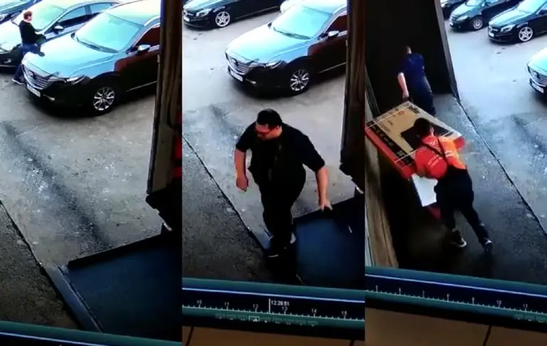 CCTV beelden waar dan uiteindelijk toch nog wat gebeurde